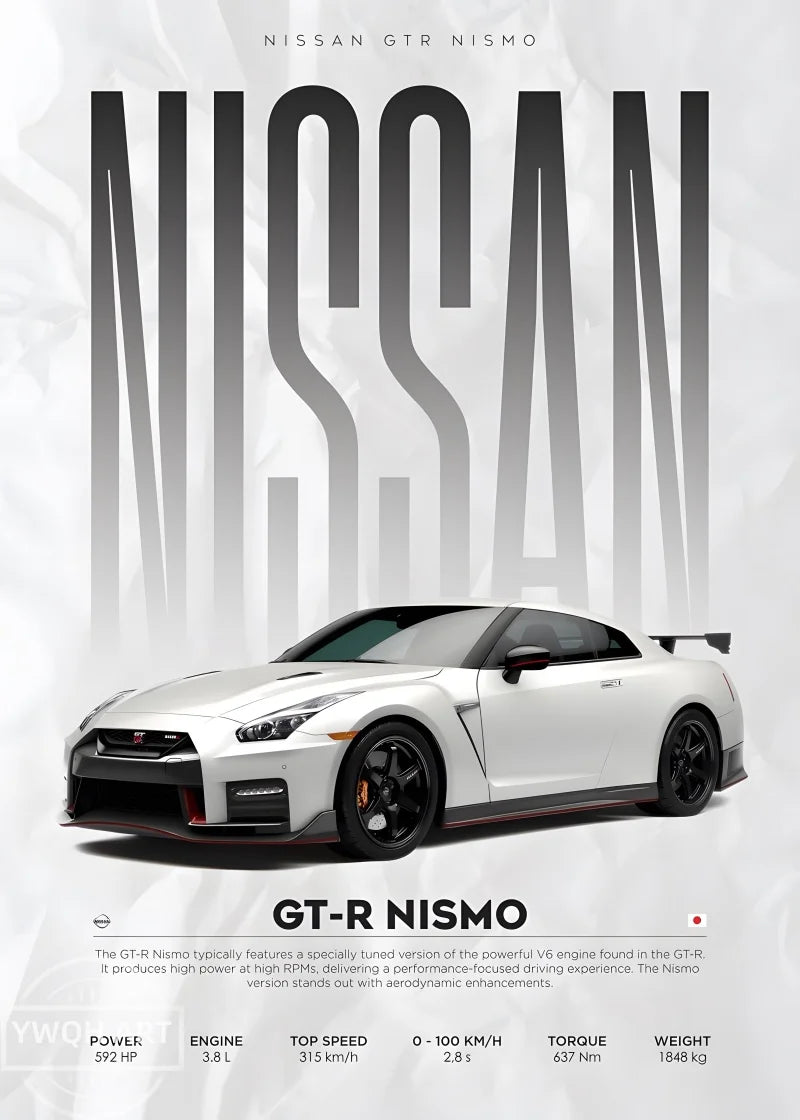 Famous Cars S14 F430 SF90 GTS AMG GT R34 F40 Poster Picture Canvas Painting Wall Art Home Decoration Print for Living Room Decor