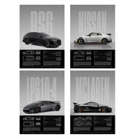 Performance Sports Cars Wall Art Poster Fashion Race Cars Canvas Painting Famous Cars Canvas Art Prints Cars Decorative Pictures