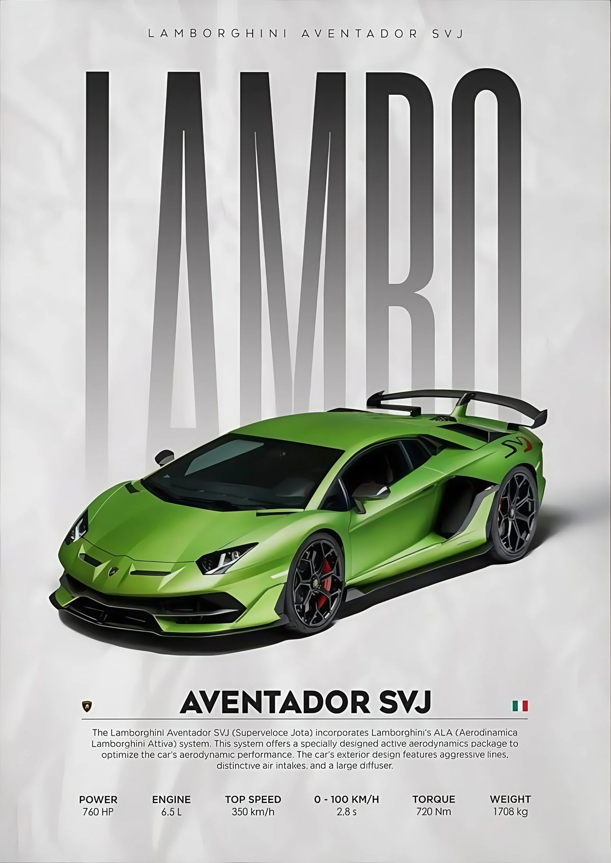 Modern Famous Cars W16 750S Canvas Painting Wall Art Fashion Luxury Sports Car Poster Prints For Living Room Home Decor Gift