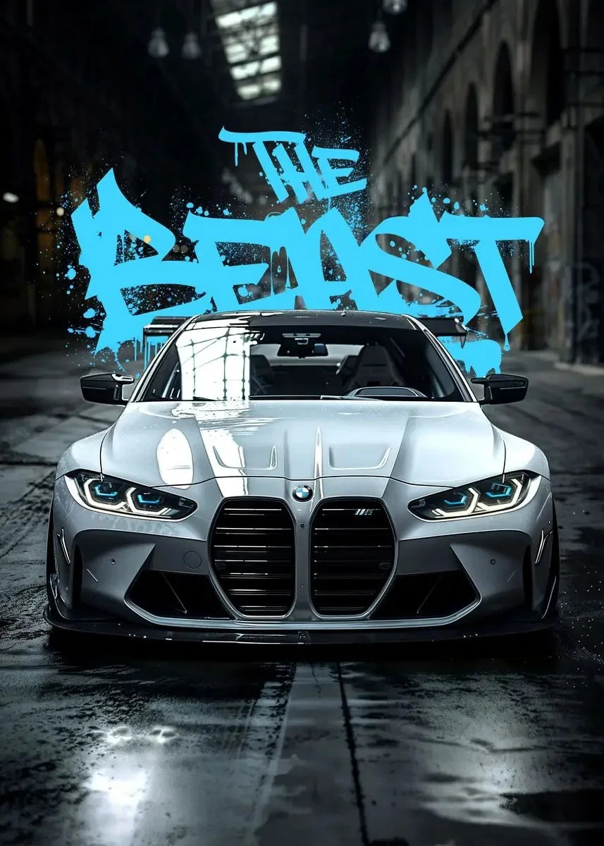 Famous Car Miata Supra Red Street Art Graffiti Style Canvas Wall Painting Printed Poster Modern Home Decoration Birthday Gift