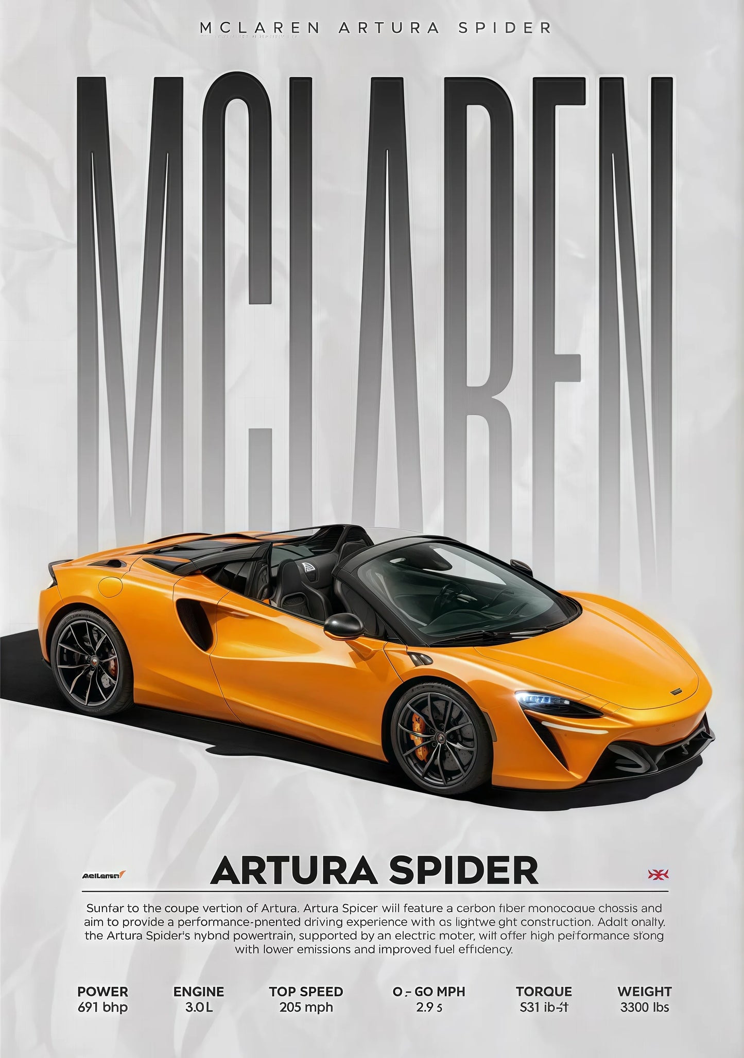 Modern Famous Cars W16 750S Canvas Painting Wall Art Fashion Luxury Sports Car Poster Prints For Living Room Home Decor Gift