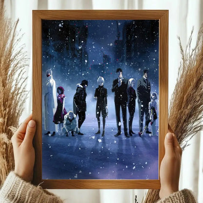 Classic Anime T_Tokyo G_Ghoul Magazines Poster Decorative Wall Art Stickers Mural Photo Print for Home Living Room Hallway Decor